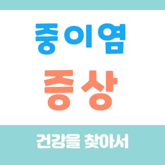 중이염증상