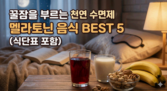 멜라토닌 많은 음식