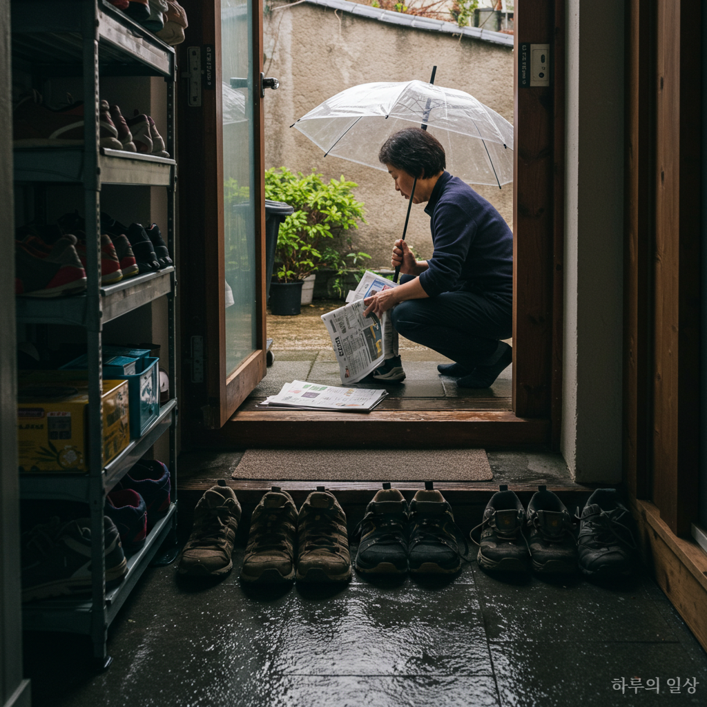 장마철 젖은 옷이나 신발은 즉시 건조시켜 세균번식을 막는다.