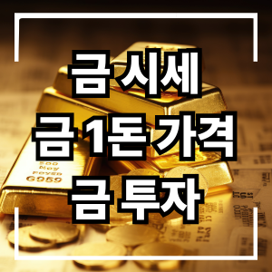 금 시세, 금 1돈 가격 — 불안한 시대 속 빛나는 안전자산