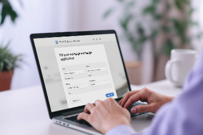 컴퓨터로-보금자리-대출을-알아보고-있는-여성