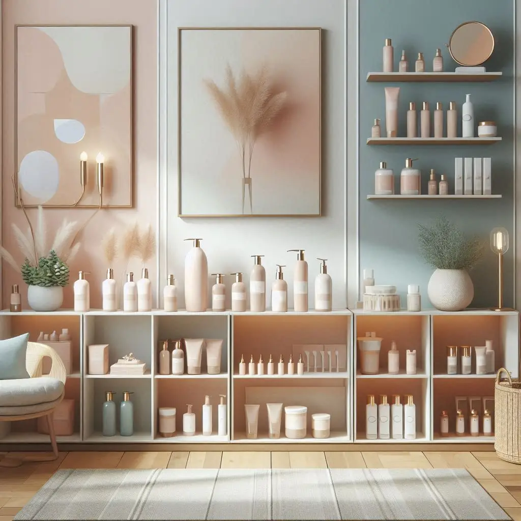 피부,체형관리 샵 배경