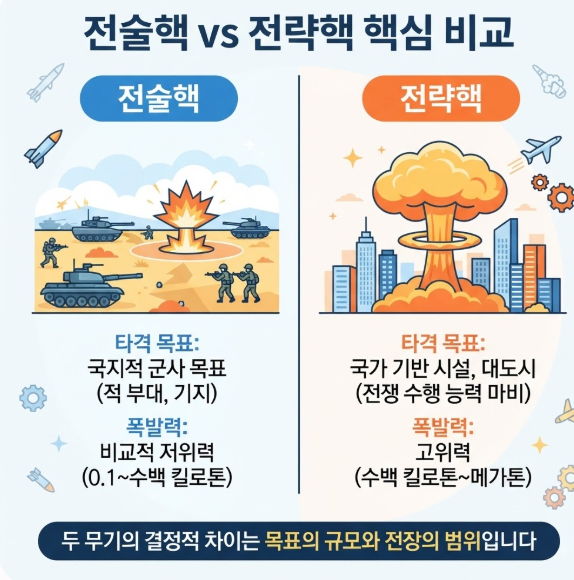 전술핵무기와 전략핵무기