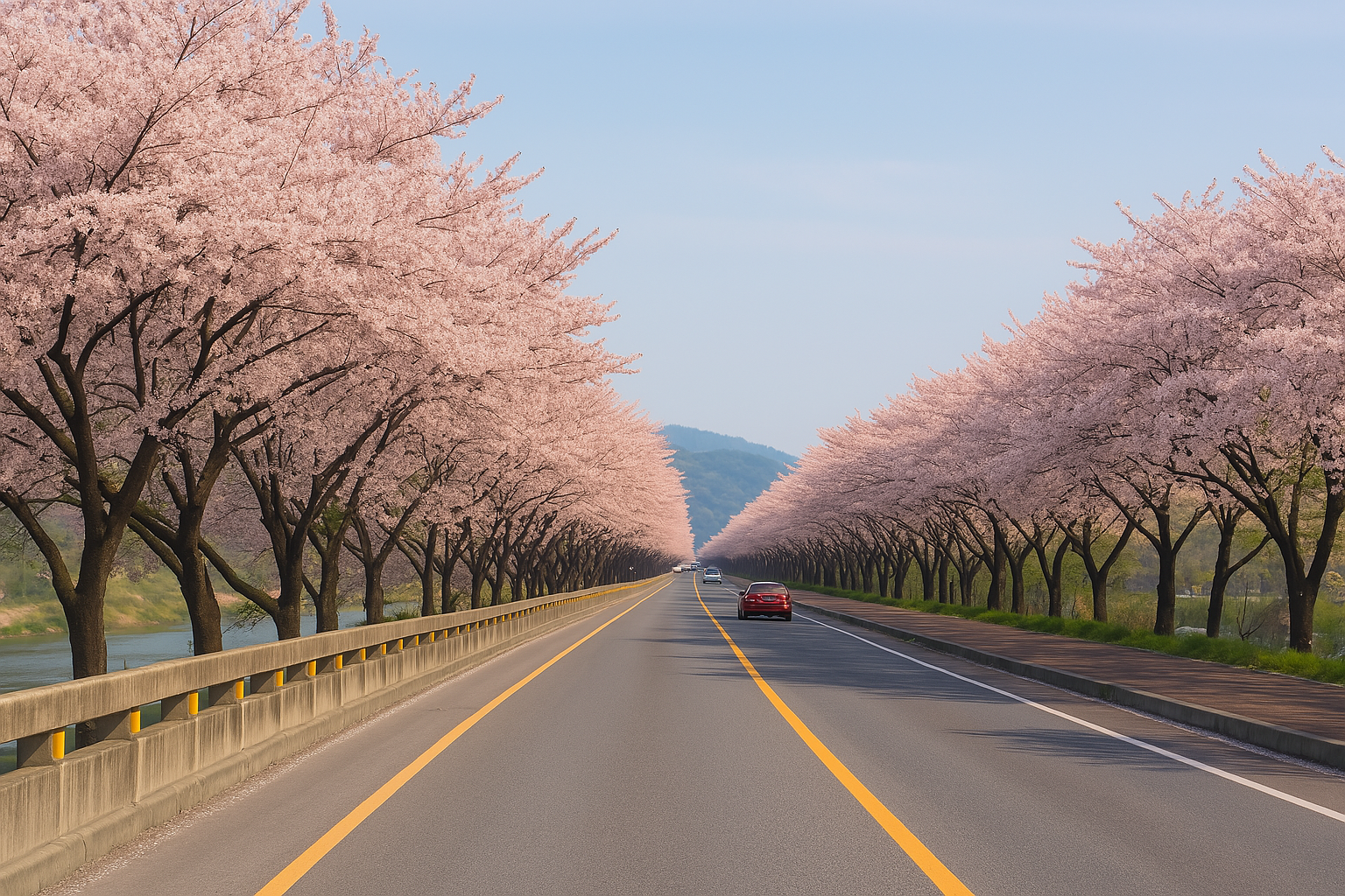 추천대교 벚꽃 이미지 2