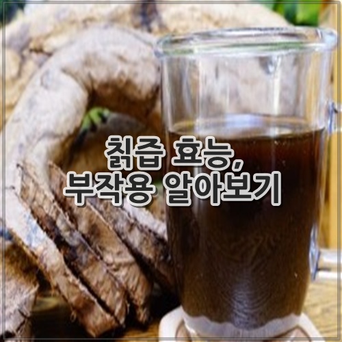 칡즙 효능, 부작용 알아보기