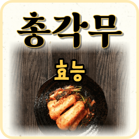 총각무에 대한 내용의 포스팅임을 알려주는 썸네일