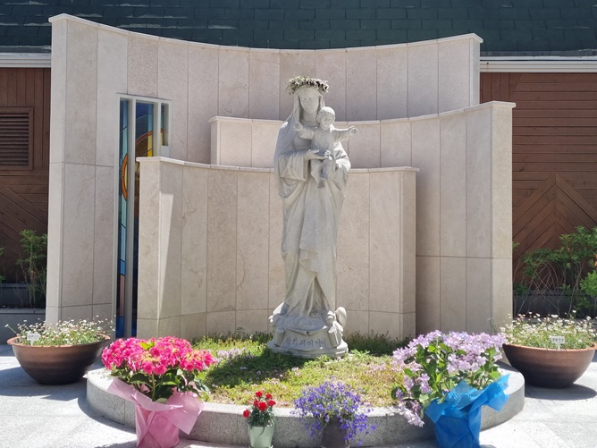 인천 만수1동성당 성모자상