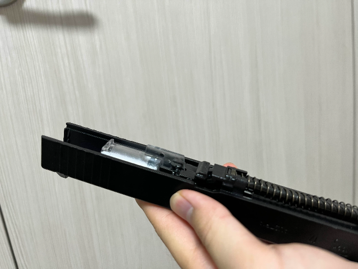 실린더 내부 스프링 제거 2