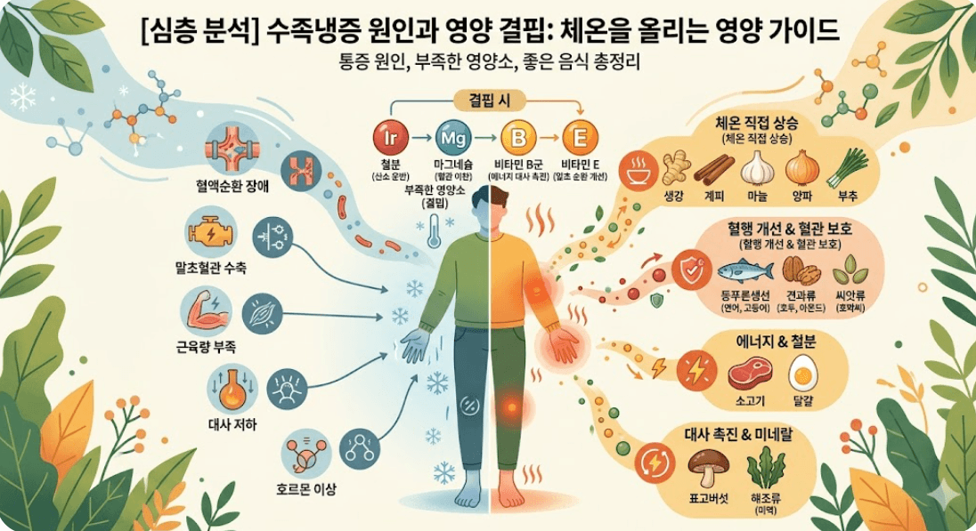 수족냉증은 좋은 음식