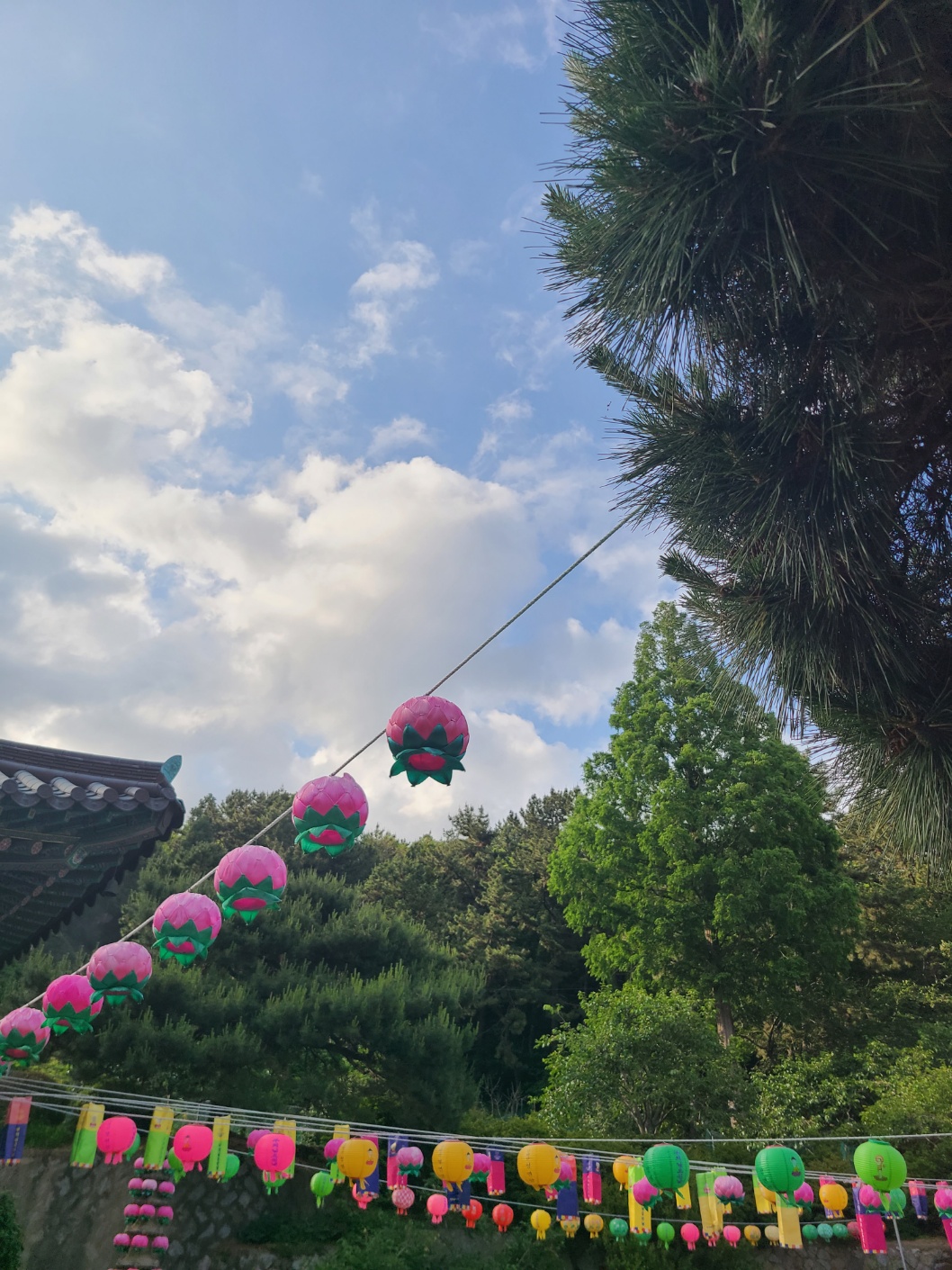 마산 청연암 하늘과 풍경