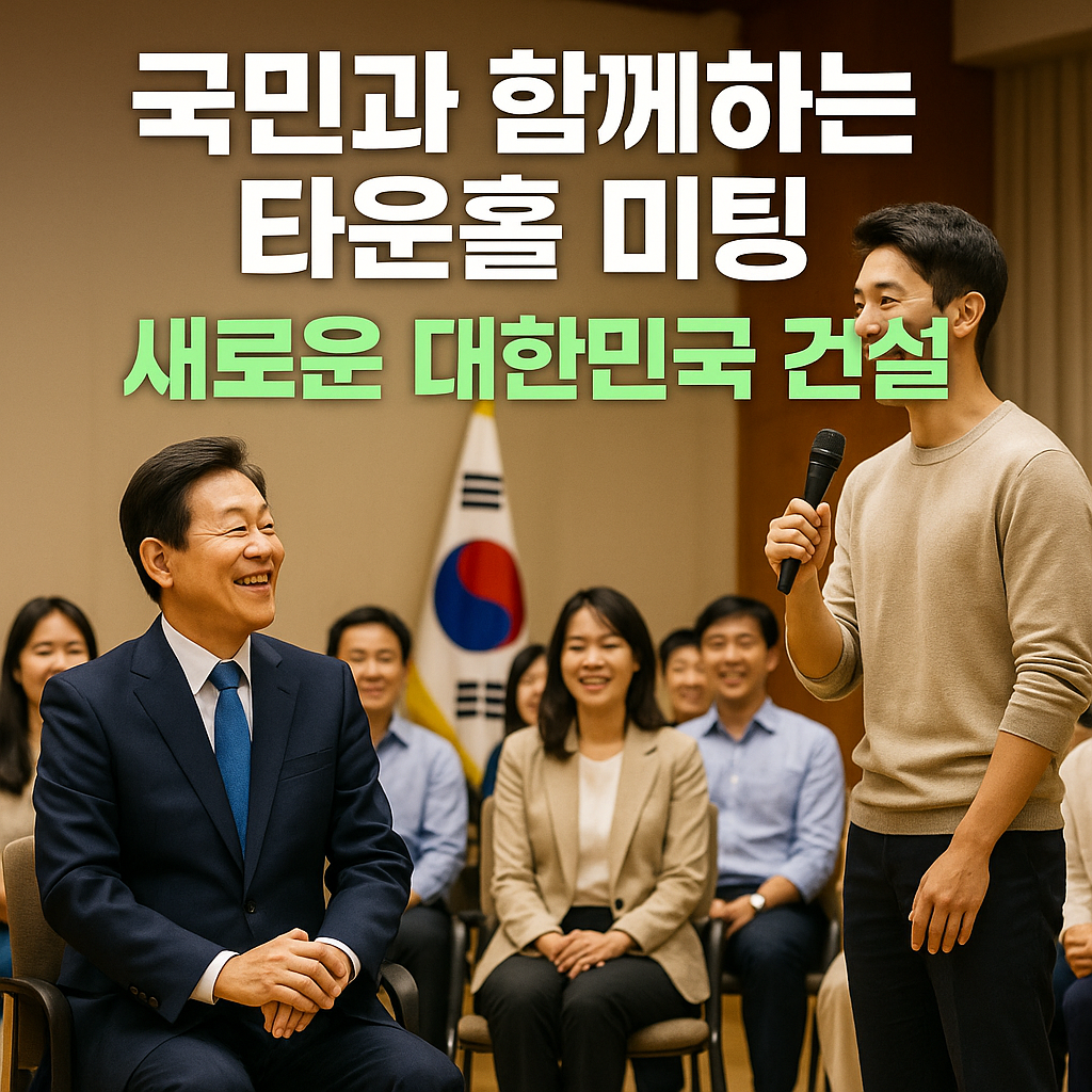 국민과 함께하는 타운홀 미팅, 새로운 대한민국 건설