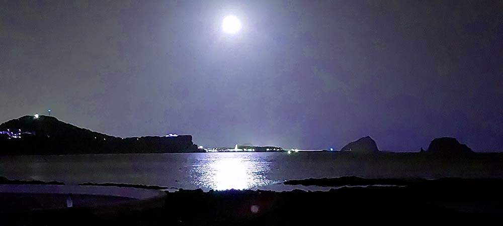 제주 달밤