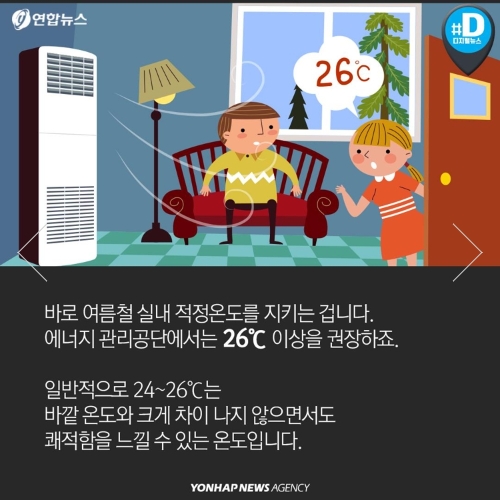 에너지관리공단 권장 온도 26도 이상