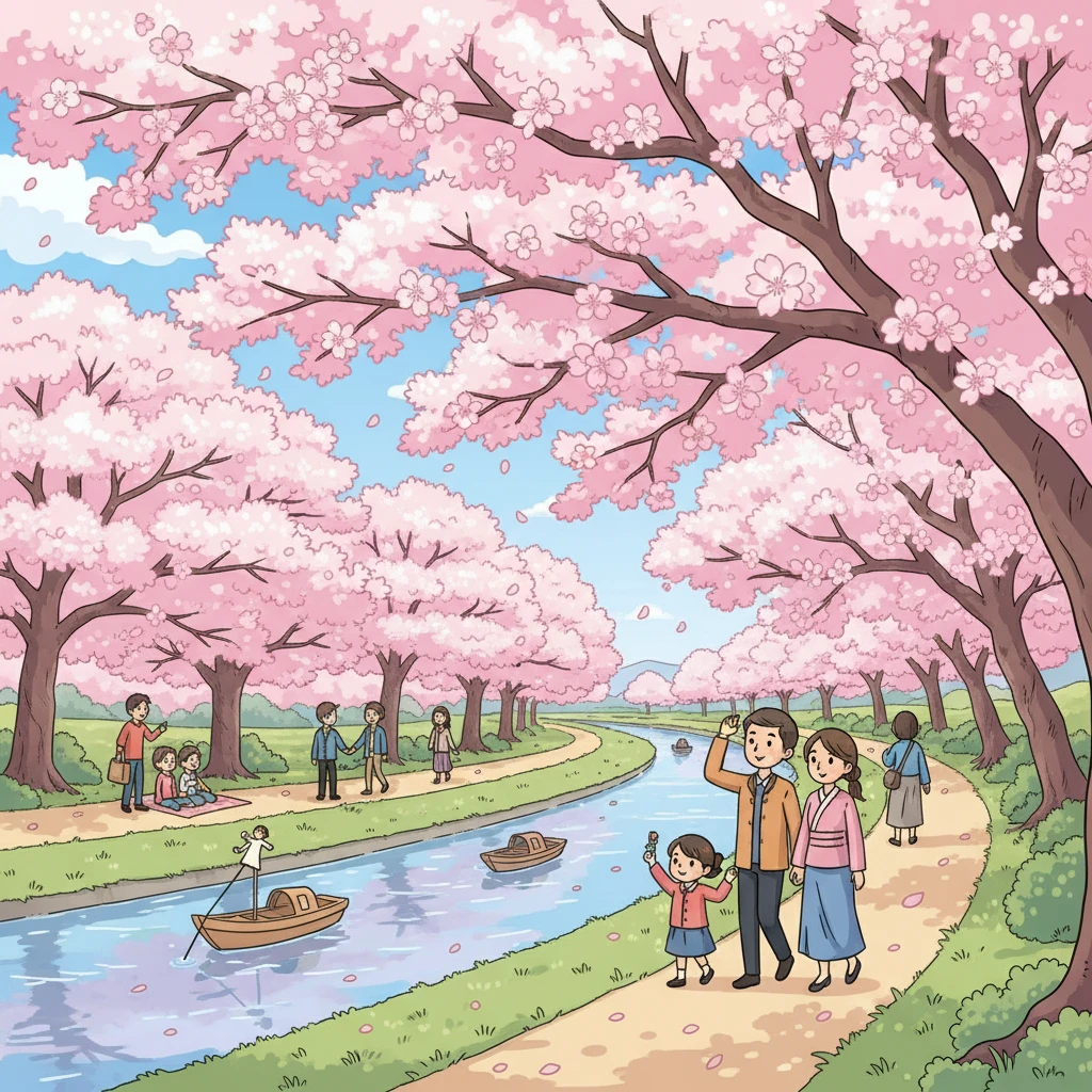 부산 낙동강 벚꽃 터널 개화 시기 및..