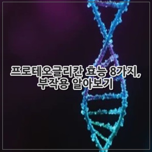 프로테오글리칸 효능 8가지, 부작용 알아보기