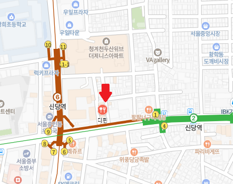 요리하는 돌아이 셰프의 식당 디핀 위치