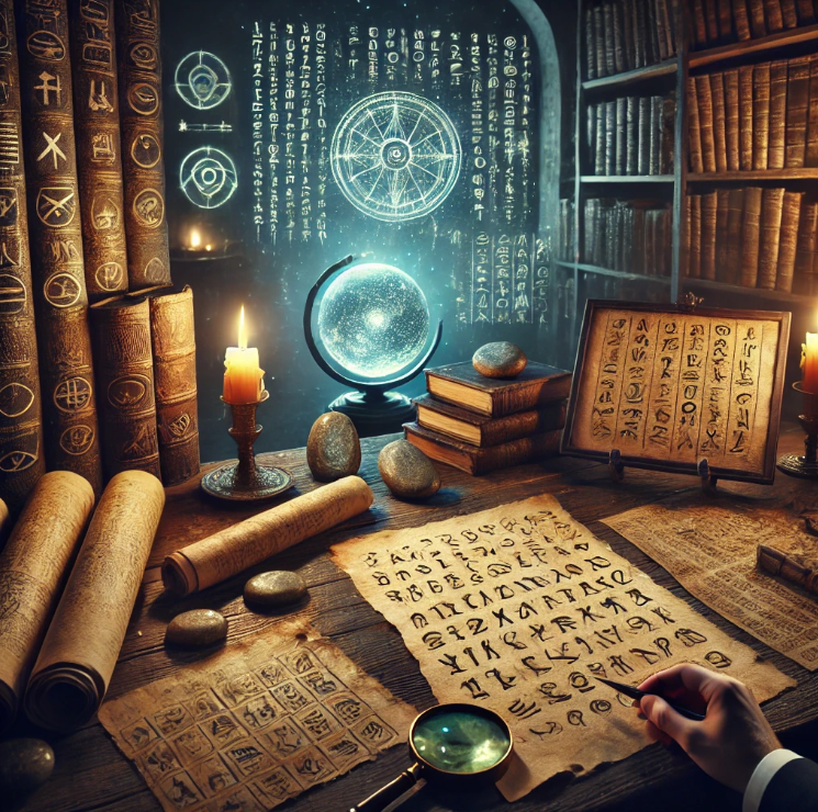 고대 문자를 연구하는 학자