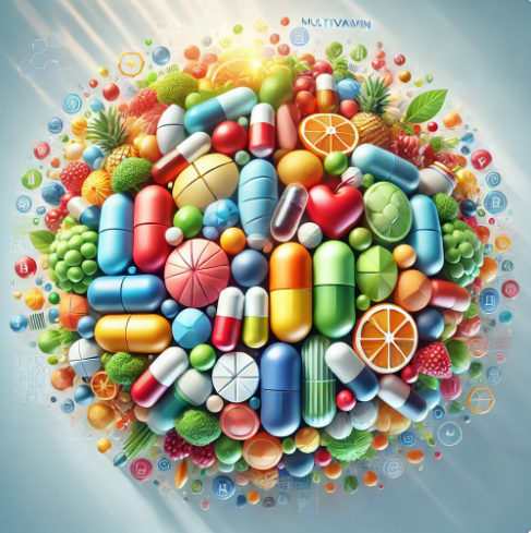 멀티 비타민을 연상시키는 이미지