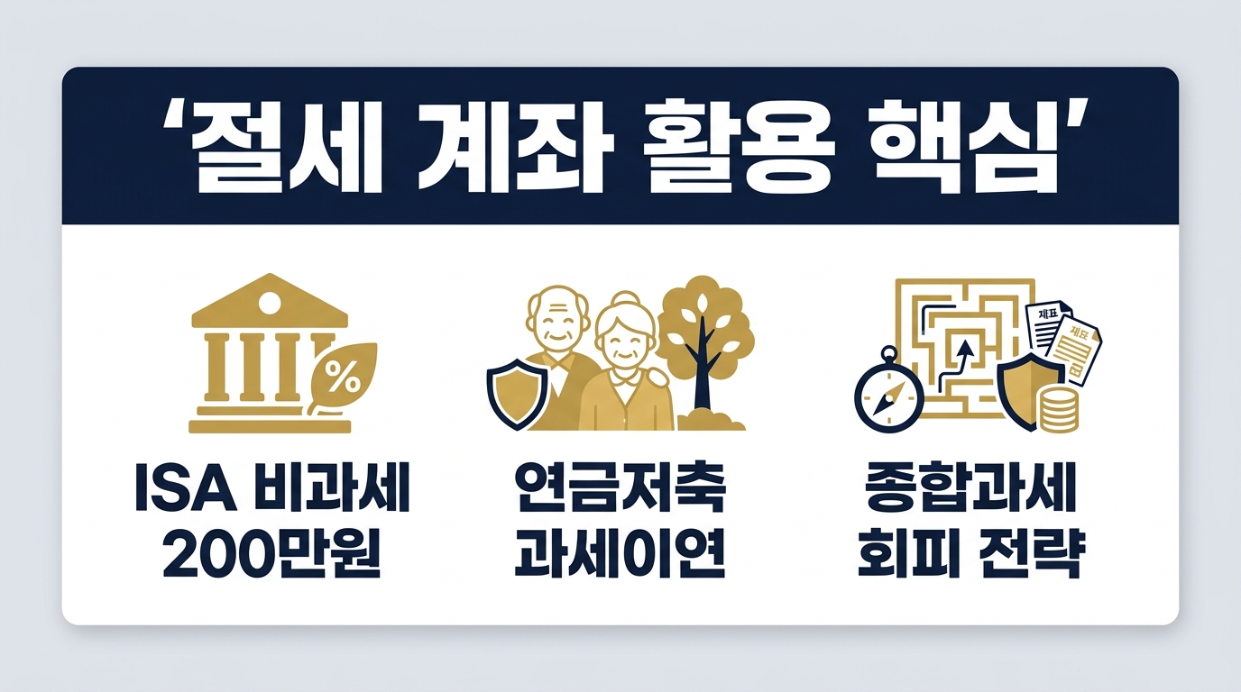 ISA 연금저축 절세 계좌 종합과세 회피 요약카드 2026년