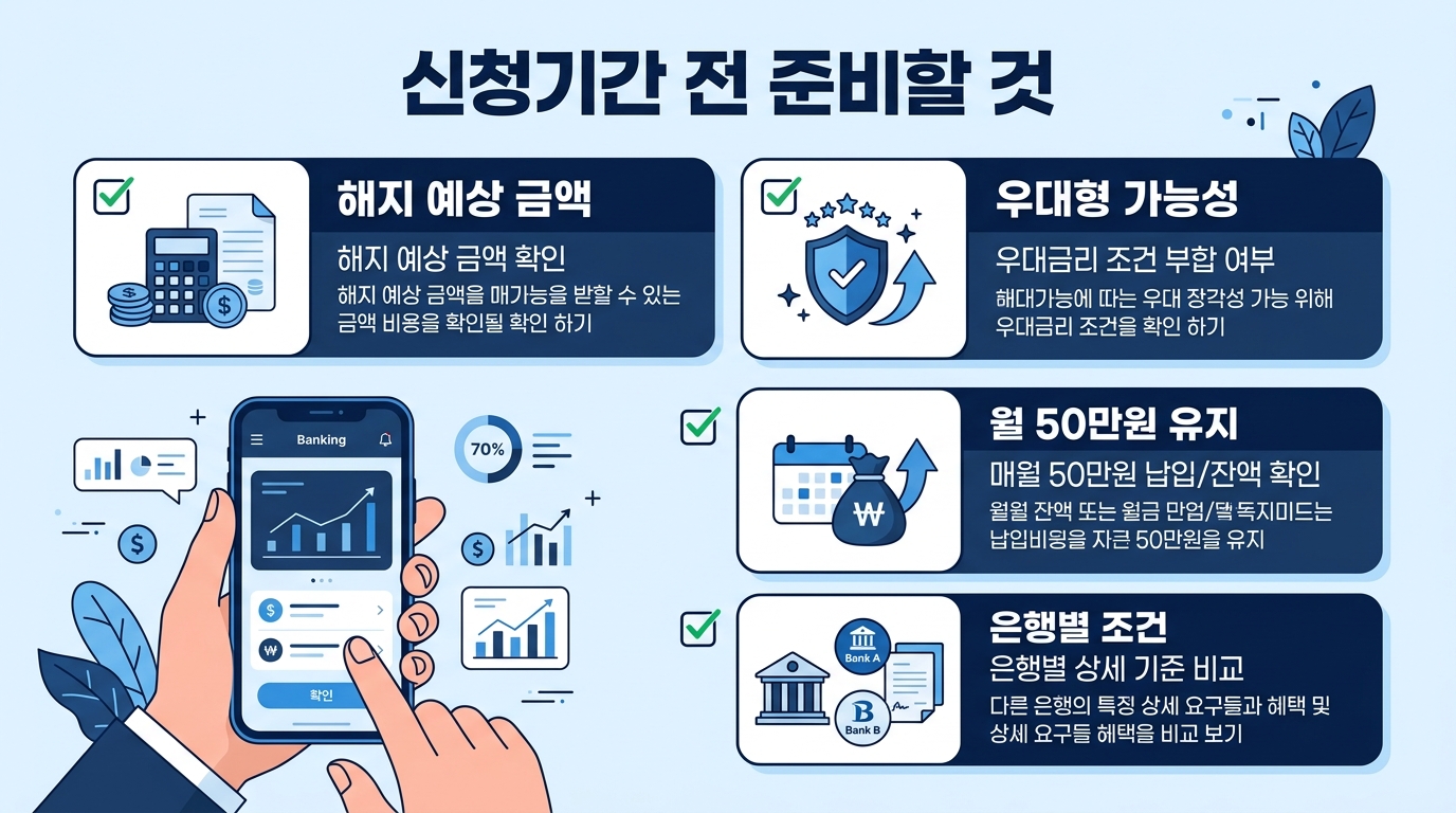 신청기간 전 체크리스트