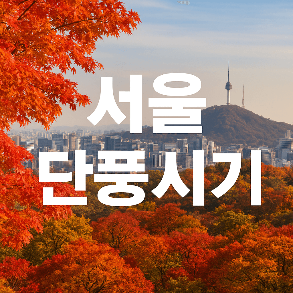 서울 단풍시기