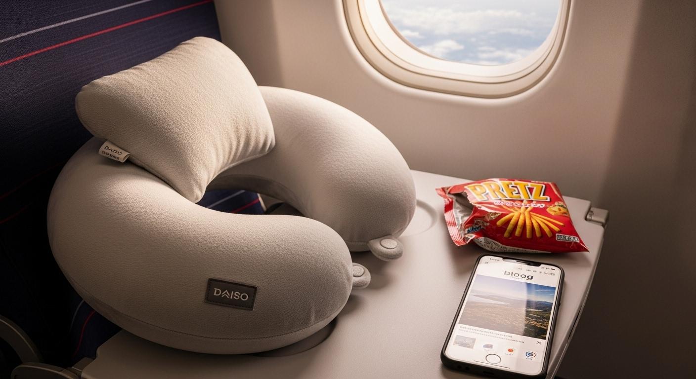 비행기 목베개 추천 다이소