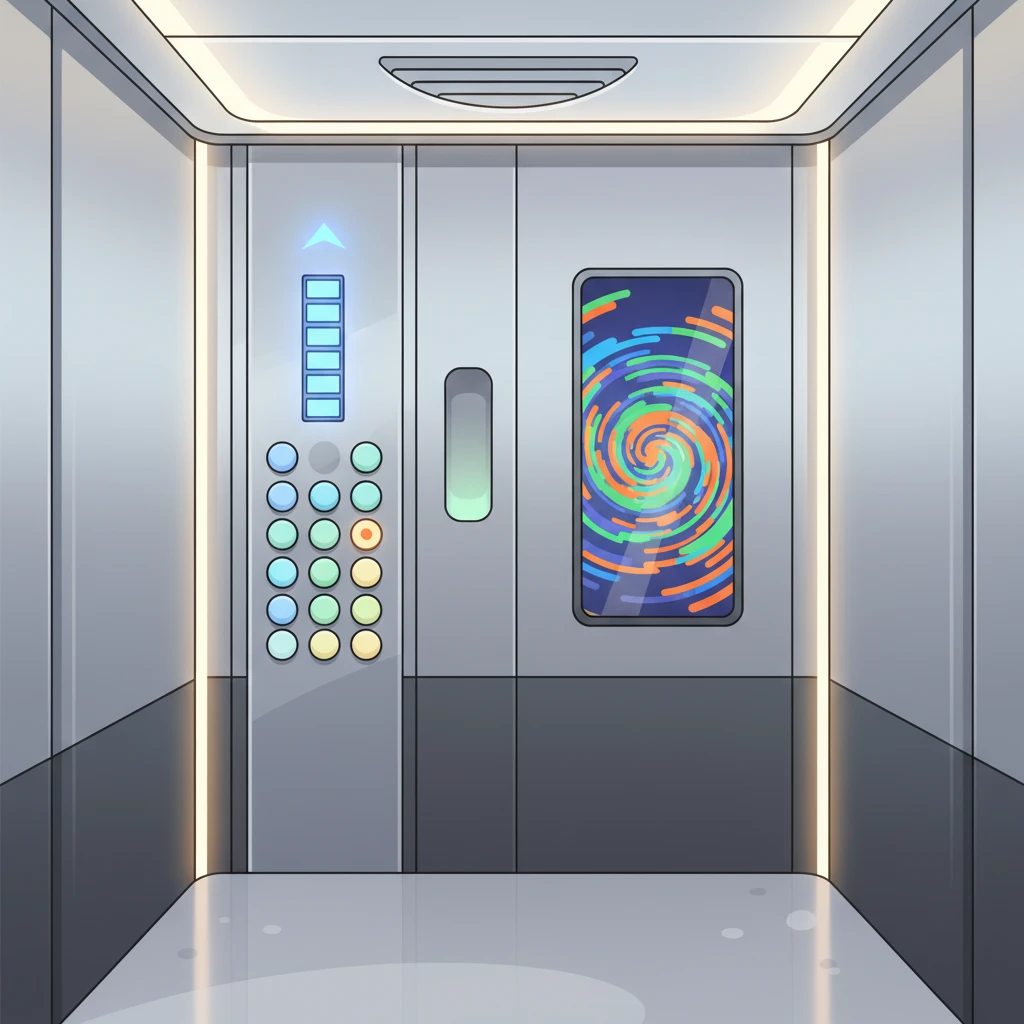 엘리베이터 카 플랫폼 설계와 실내 환..