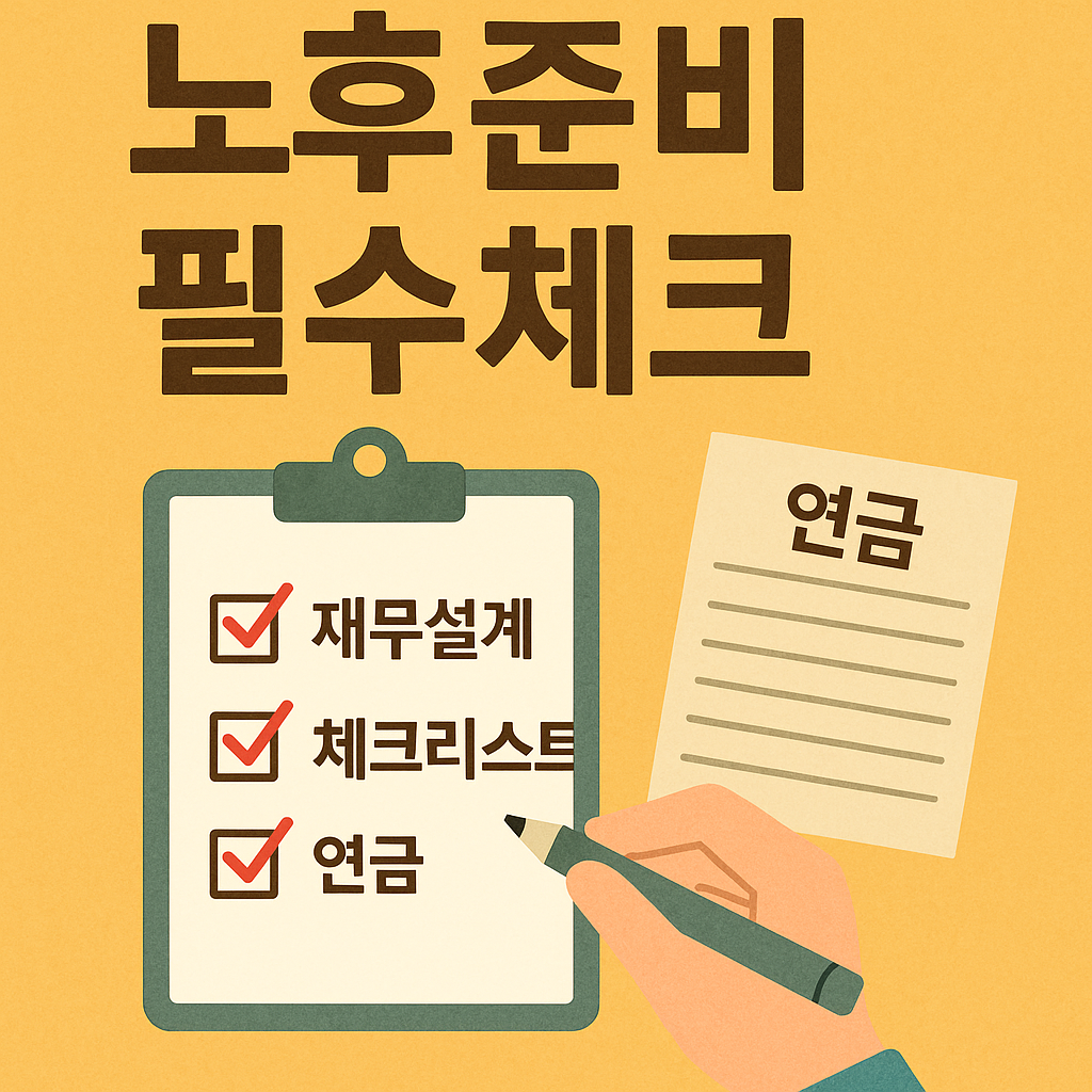 노후준비 필수체크 이미지