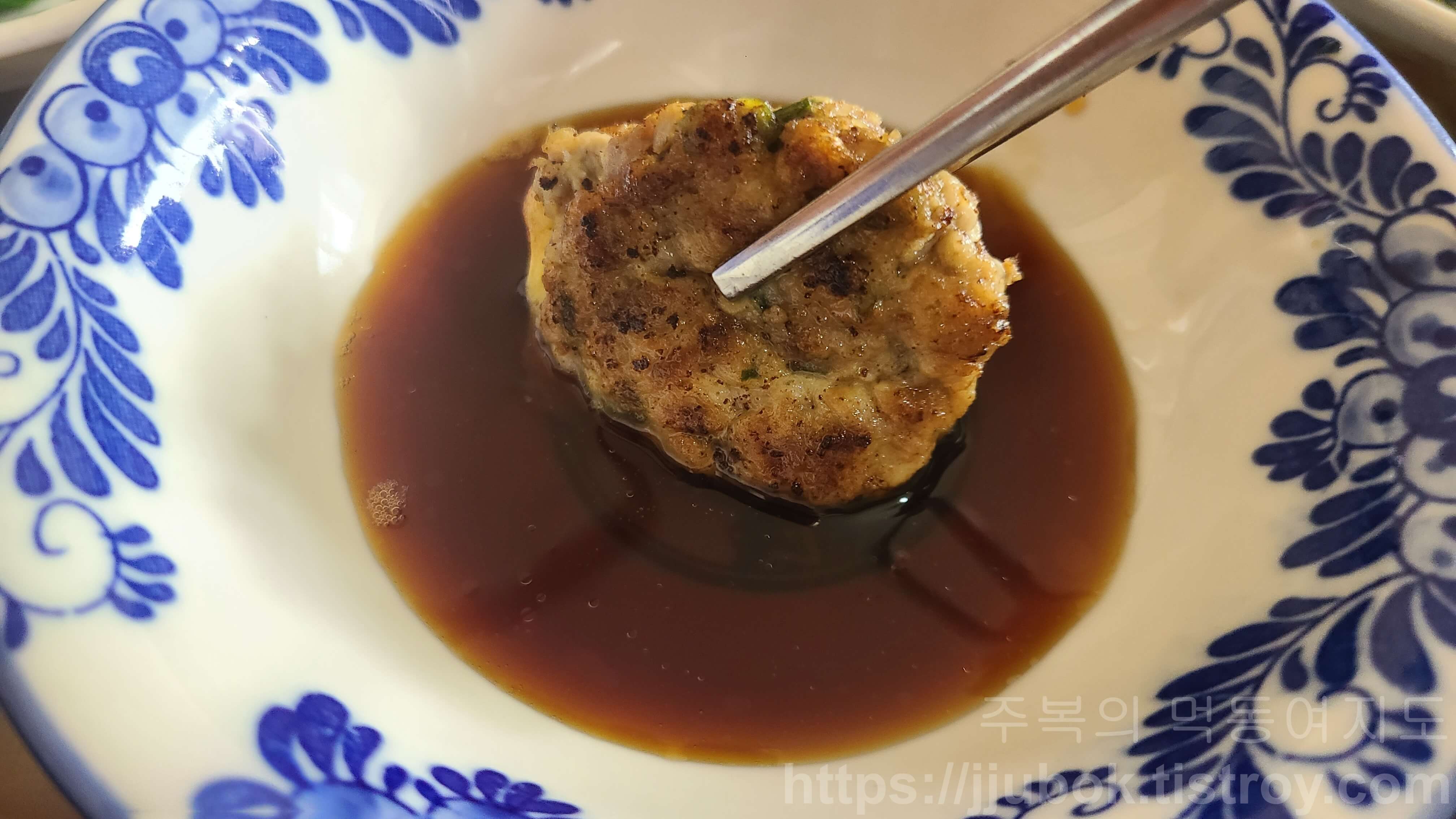 남대문-야채호떡-유자청-간장-부침개