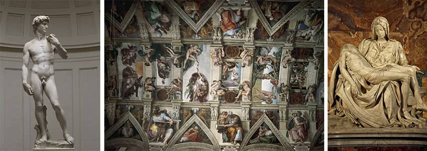 미켈란젤로 부오나로티의 삶과 대표작품