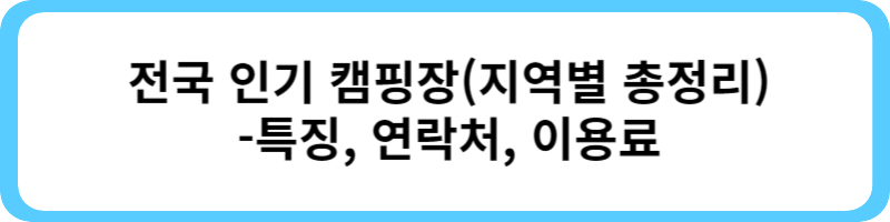 인기 캠핑장