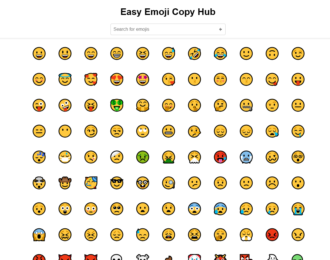 이모지 검색 복사 사이트