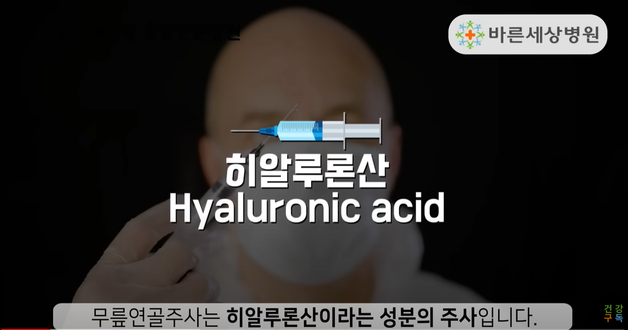 무릎연골주사의 주성분은 히알루론산