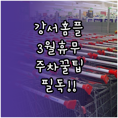 홈플러스 강서점 영업시간 주차장 이용..