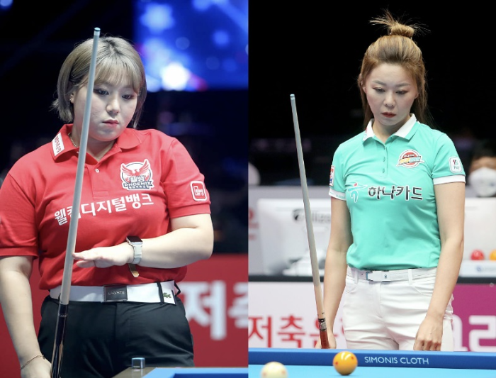 LPBA 투어 김예은 당구선수와 김가영 당구선수