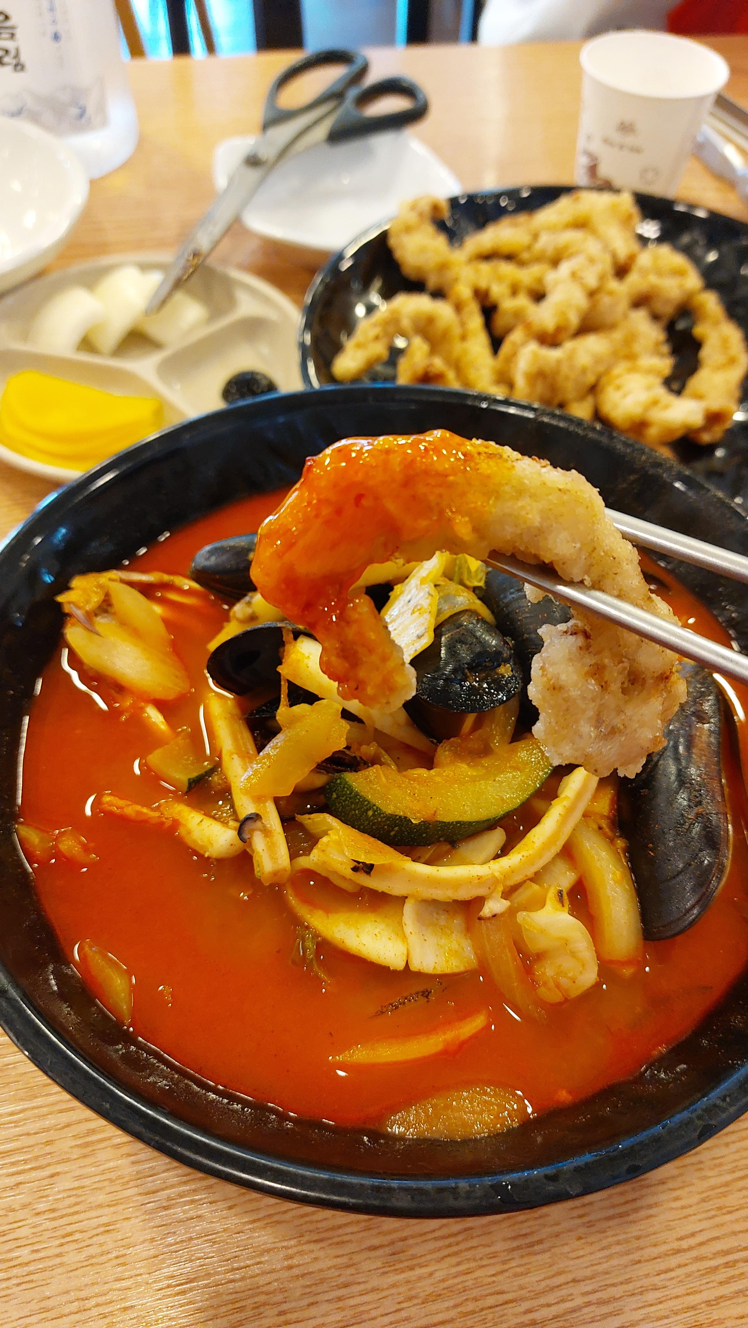 뿅의전설 보정점 사천탕수육 한입!