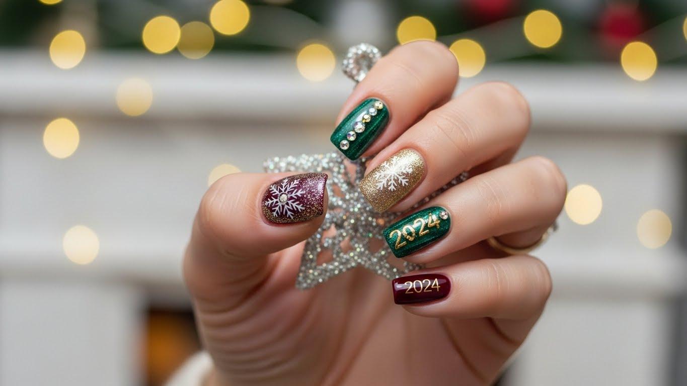 연말 네일아트