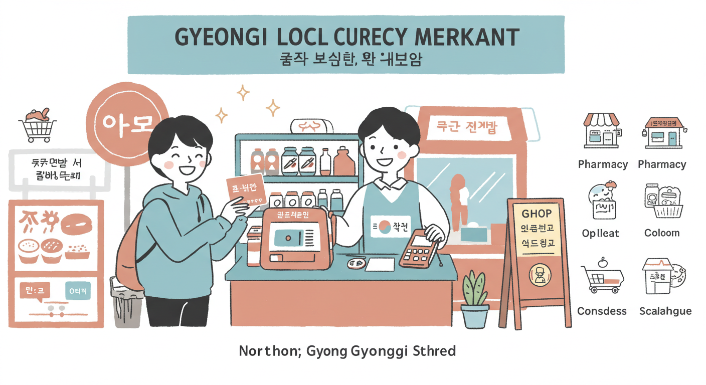 경기북부 소상공인 매장에서 소비쿠폰을 사용하는 장면