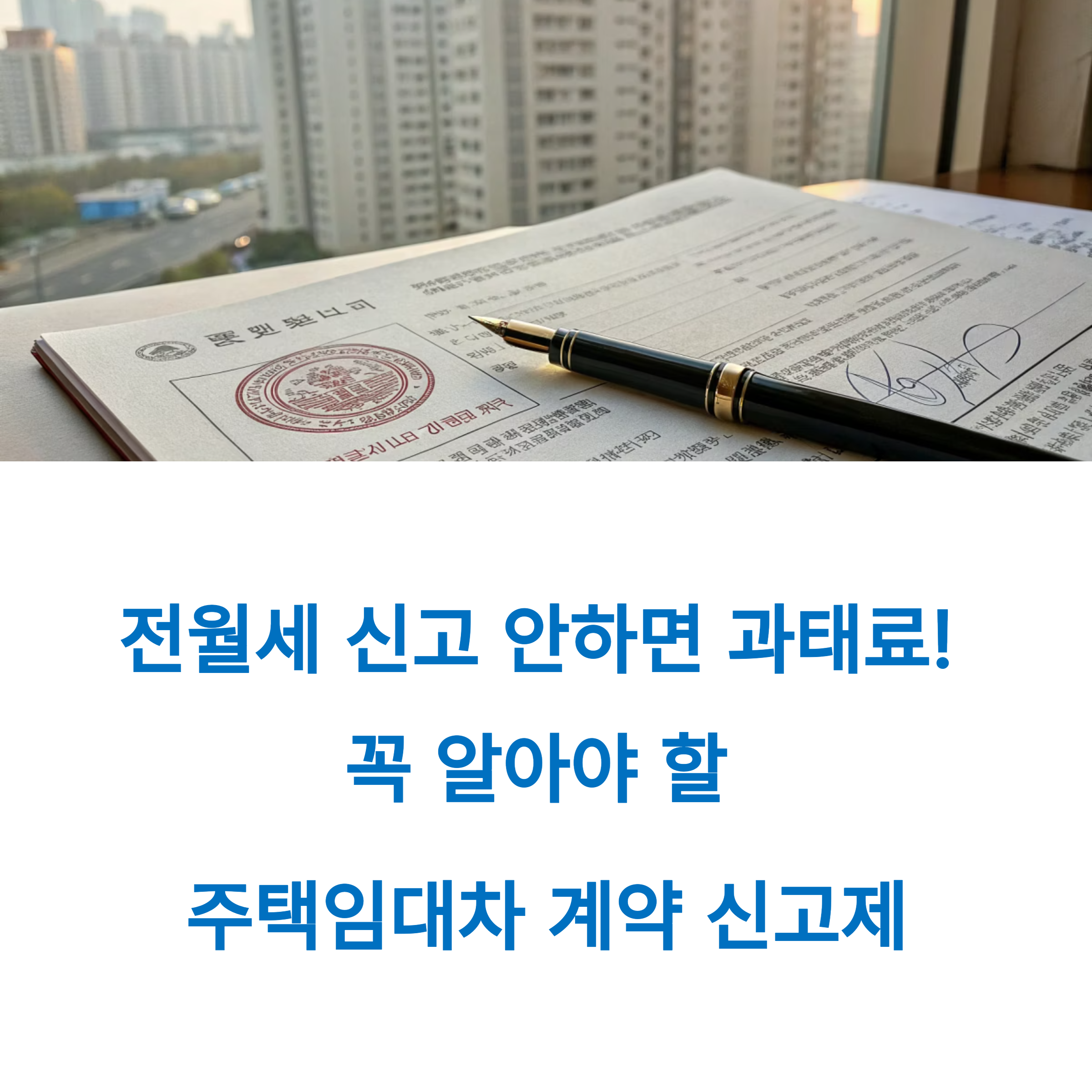전월세 신고제 관련 사진