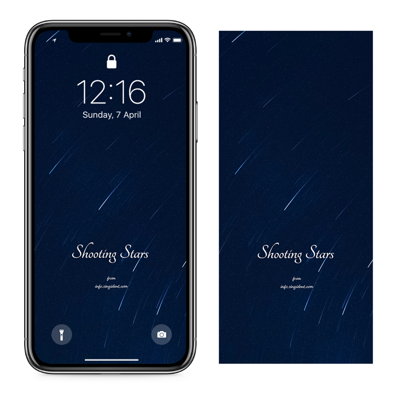 06 별의 움직임 C - Shooting Stars 밤하늘배경화면