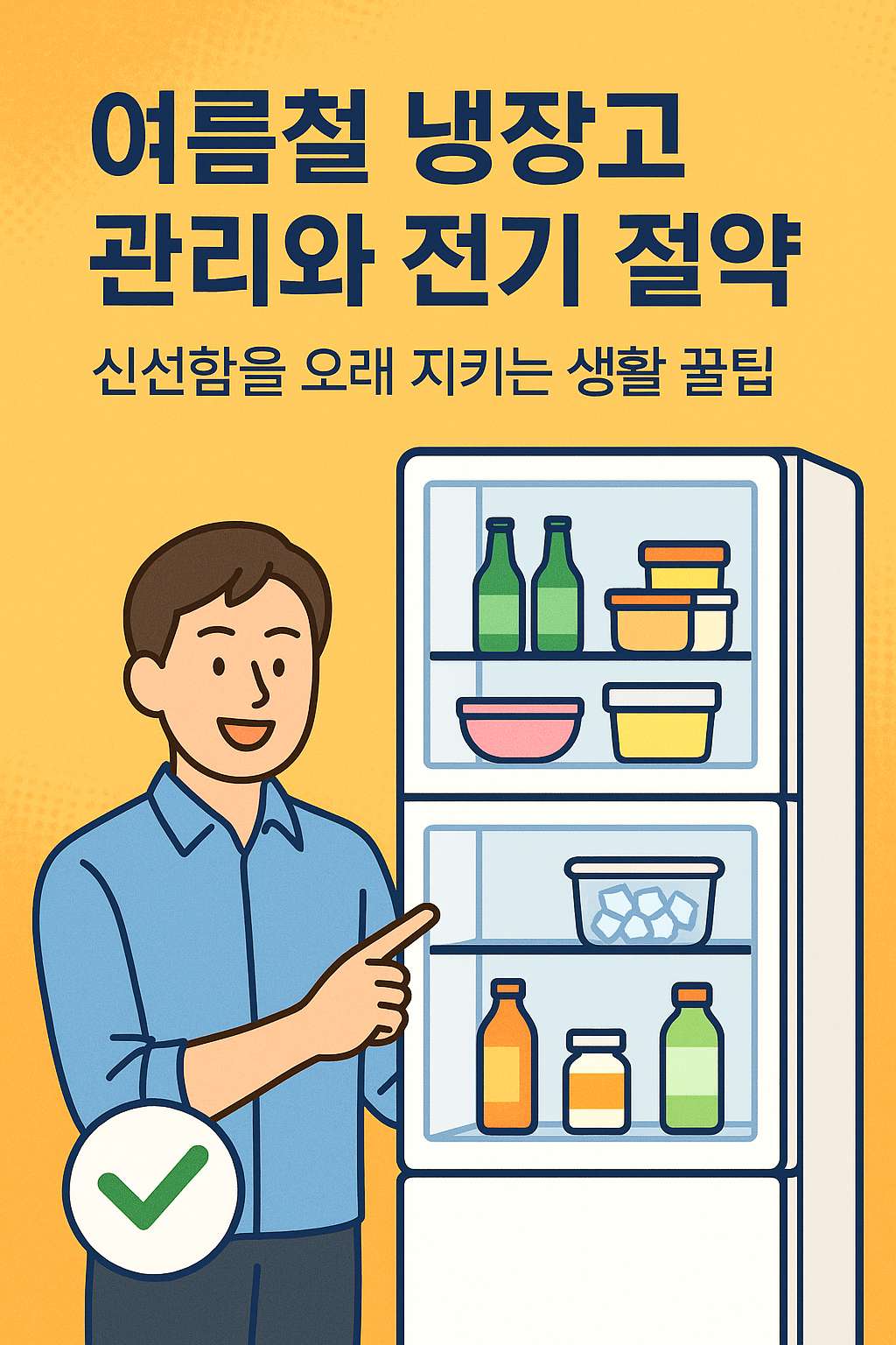 여름철 냉장고 관리와 신선함을 오래 지키는 생활 꿀팁