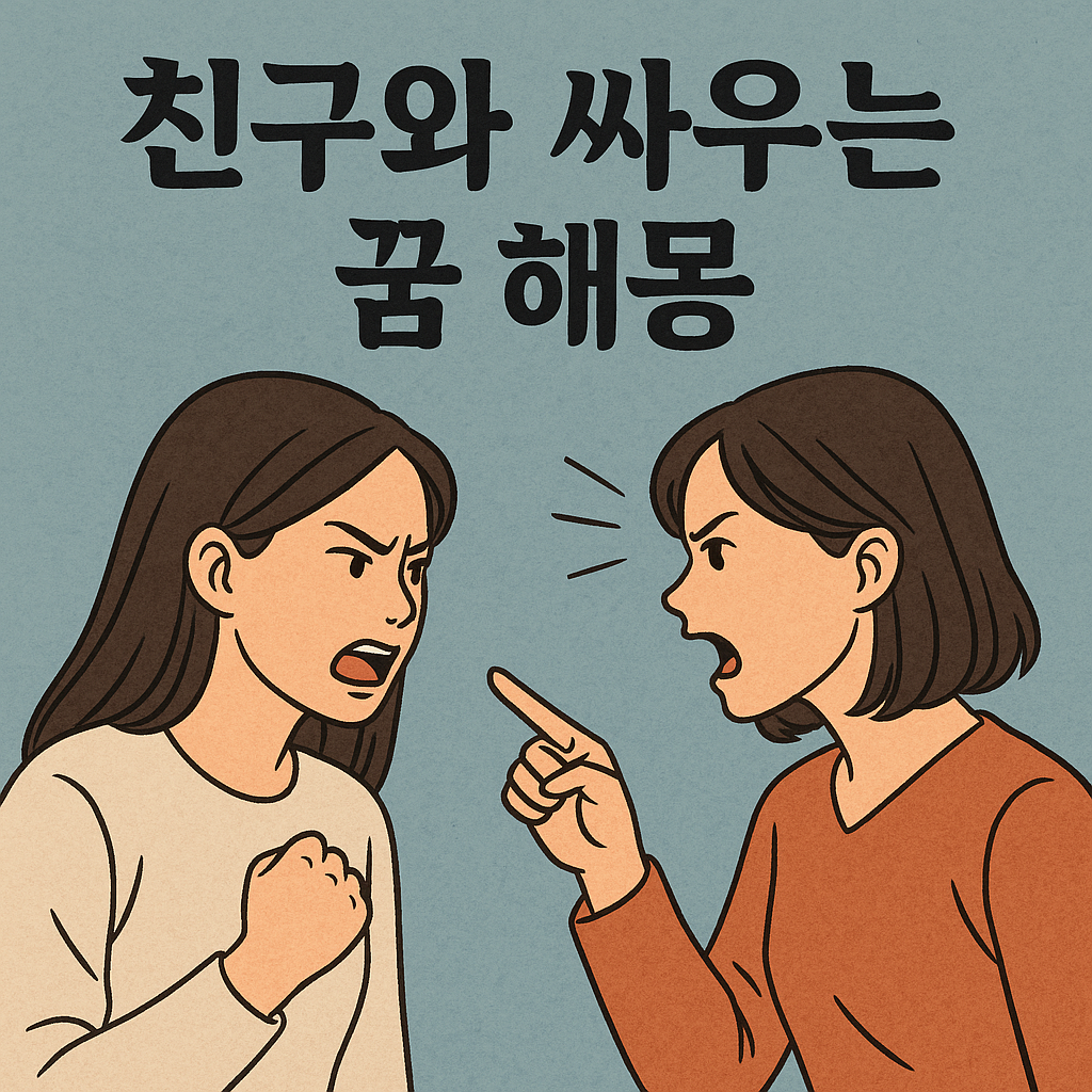 친구와 싸우는 꿈