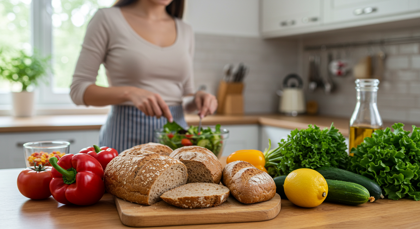 건강한 식습관, 건강빵부터 시작하세요