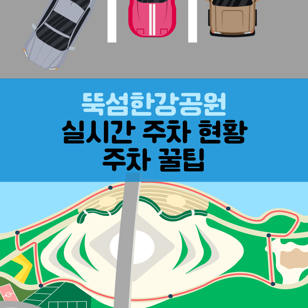 뚝섬한강공원 주차장 실시간 주차 자리 확인 팁