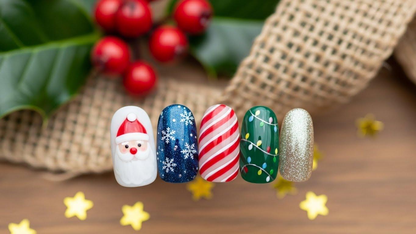 크리스마스 네일