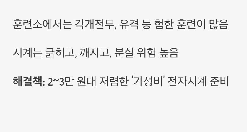 고가의 전자시계