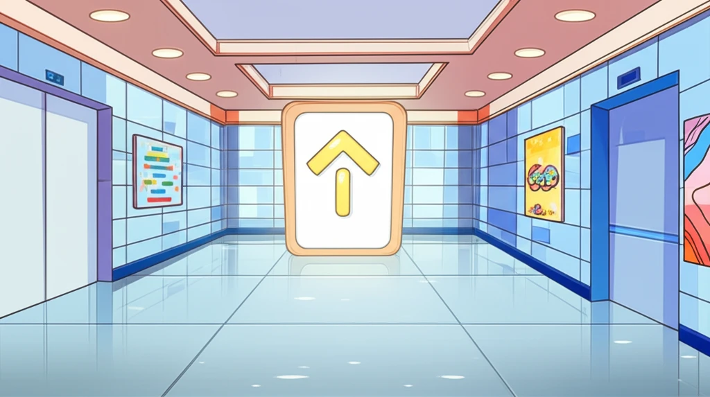 엘리베이터 로비 효율을 결정하는 배치..