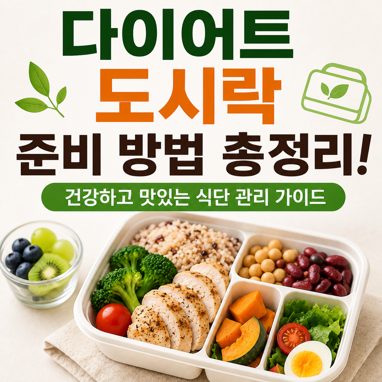 다이어트 도시락 준비 방법