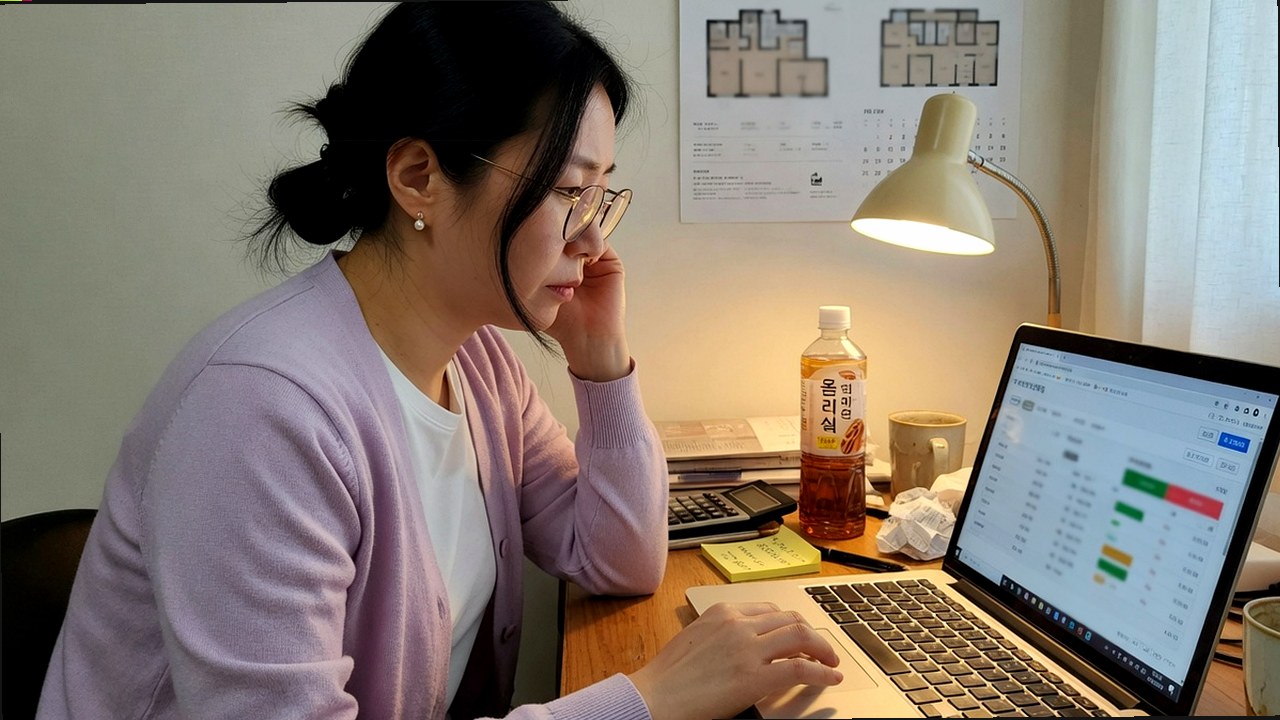 서류 가방을 들고 행정 창구로 향하는 모습