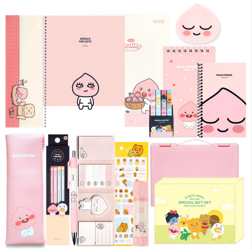 구름문방구 카카오 프렌즈 문구세트 사진입니다.